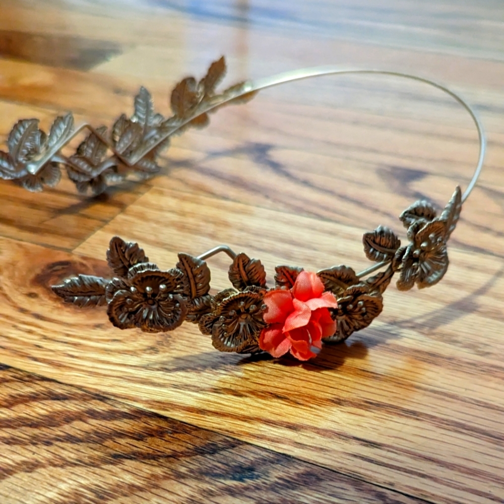 Gold Flower Crown